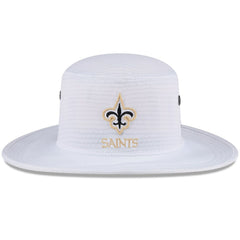 New Orleans Saints New Era 2024 NFL Training Camp Panama Bucket Hat White | NFL