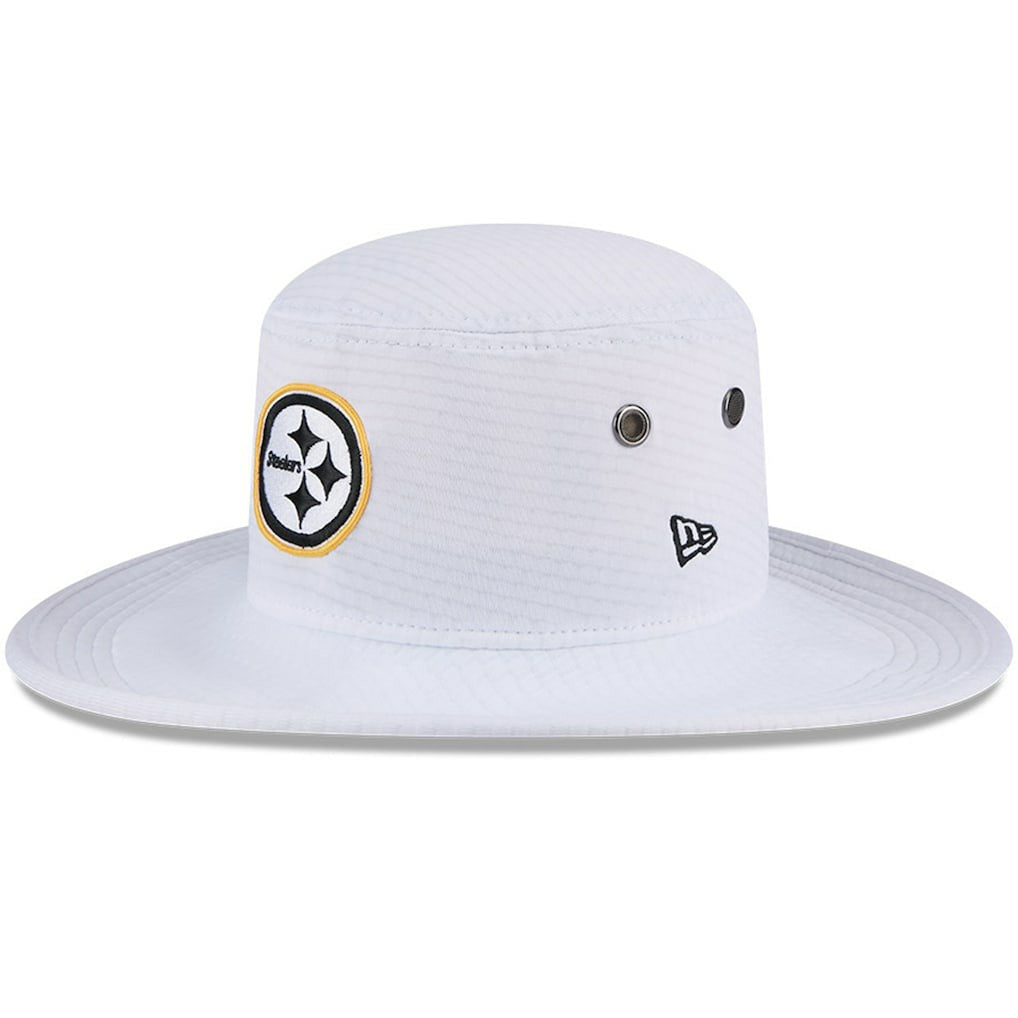 Pittsburgh Steelers New Era 2024 NFL Training Camp Panama Bucket Hat White | NFL