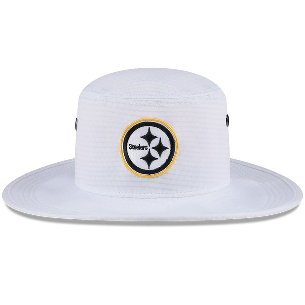 Pittsburgh Steelers New Era 2024 NFL Training Camp Panama Bucket Hat White | NFL