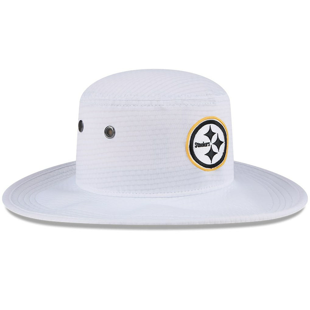 Pittsburgh Steelers New Era 2024 NFL Training Camp Panama Bucket Hat White | NFL