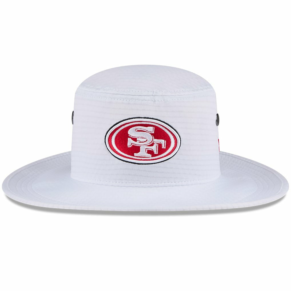 San Francisco 49ers New Era 2024 NFL Training Camp Panama Bucket Hat White | NFL