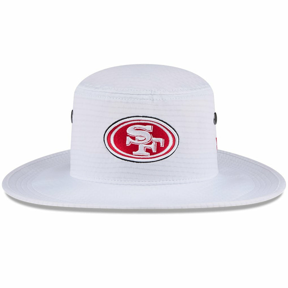 San Francisco 49ers New Era 2024 NFL Training Camp Panama Bucket Hat White | NFL
