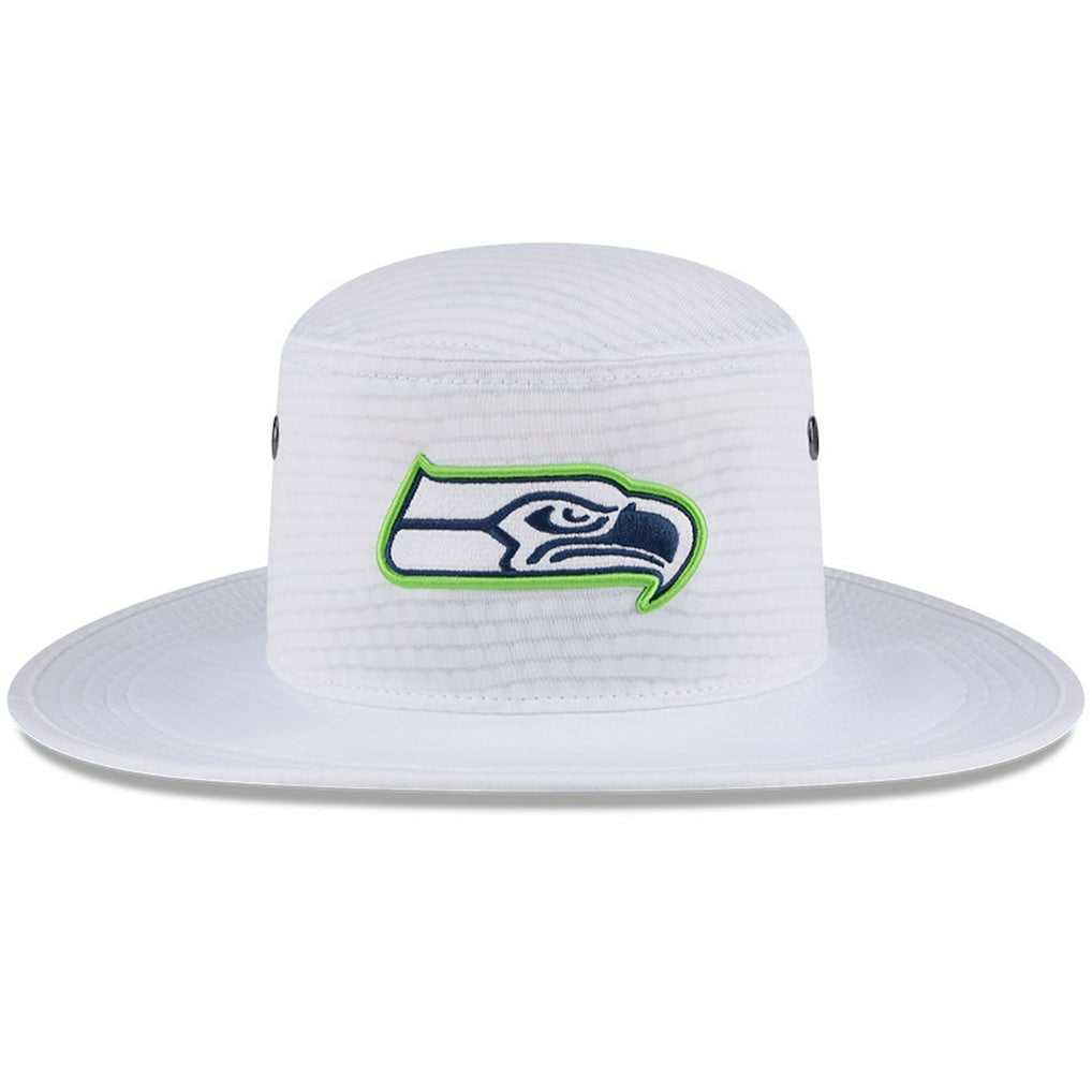 Seattle Seahawks New Era 2024 NFL Training Camp Panama Bucket Hat White | NFL