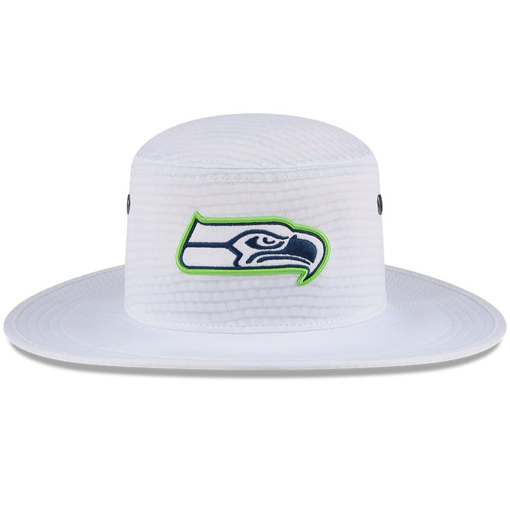Seattle Seahawks New Era 2024 NFL Training Camp Panama Bucket Hat White | NFL