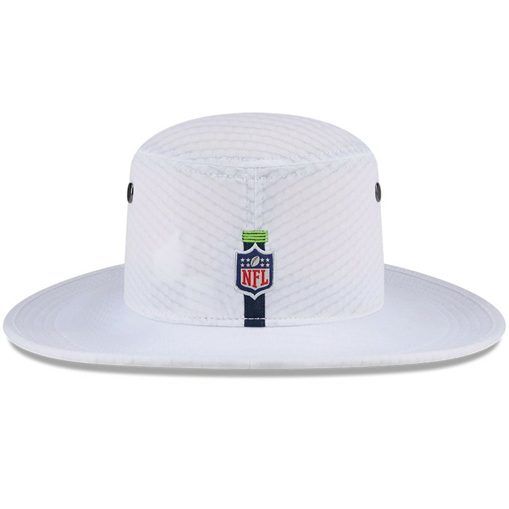 Seattle Seahawks New Era 2024 NFL Training Camp Panama Bucket Hat White | NFL