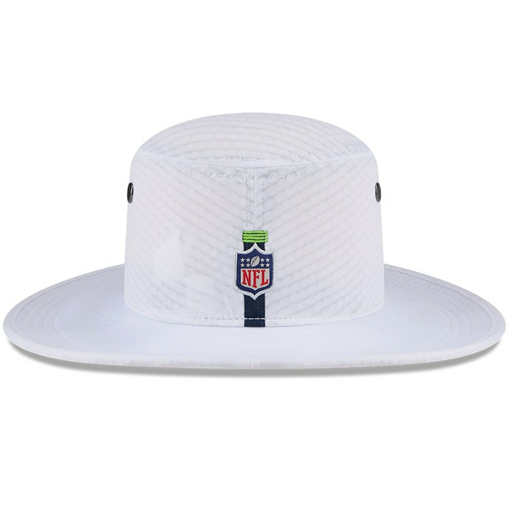 Seattle Seahawks New Era 2024 NFL Training Camp Panama Bucket Hat White | NFL