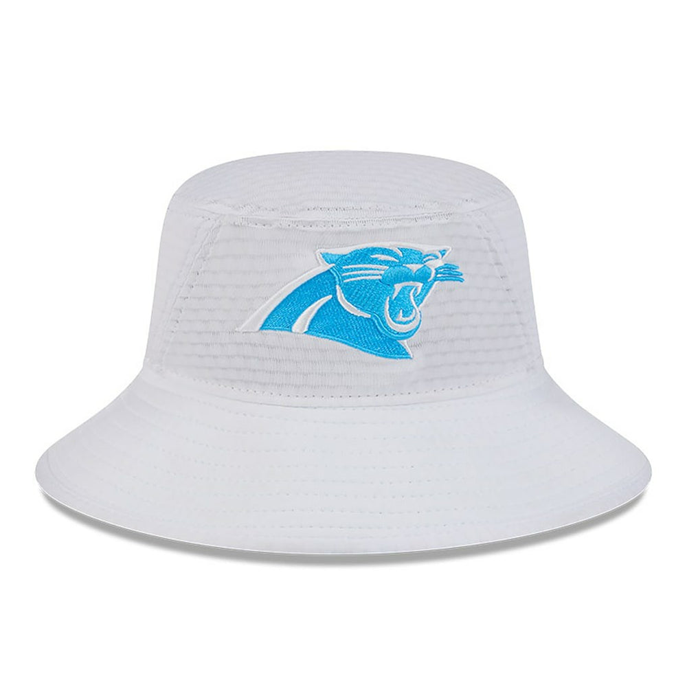 Carolina Panthers New Era 2024 NFL Training Camp Stretch Bucket Hat White | NFL