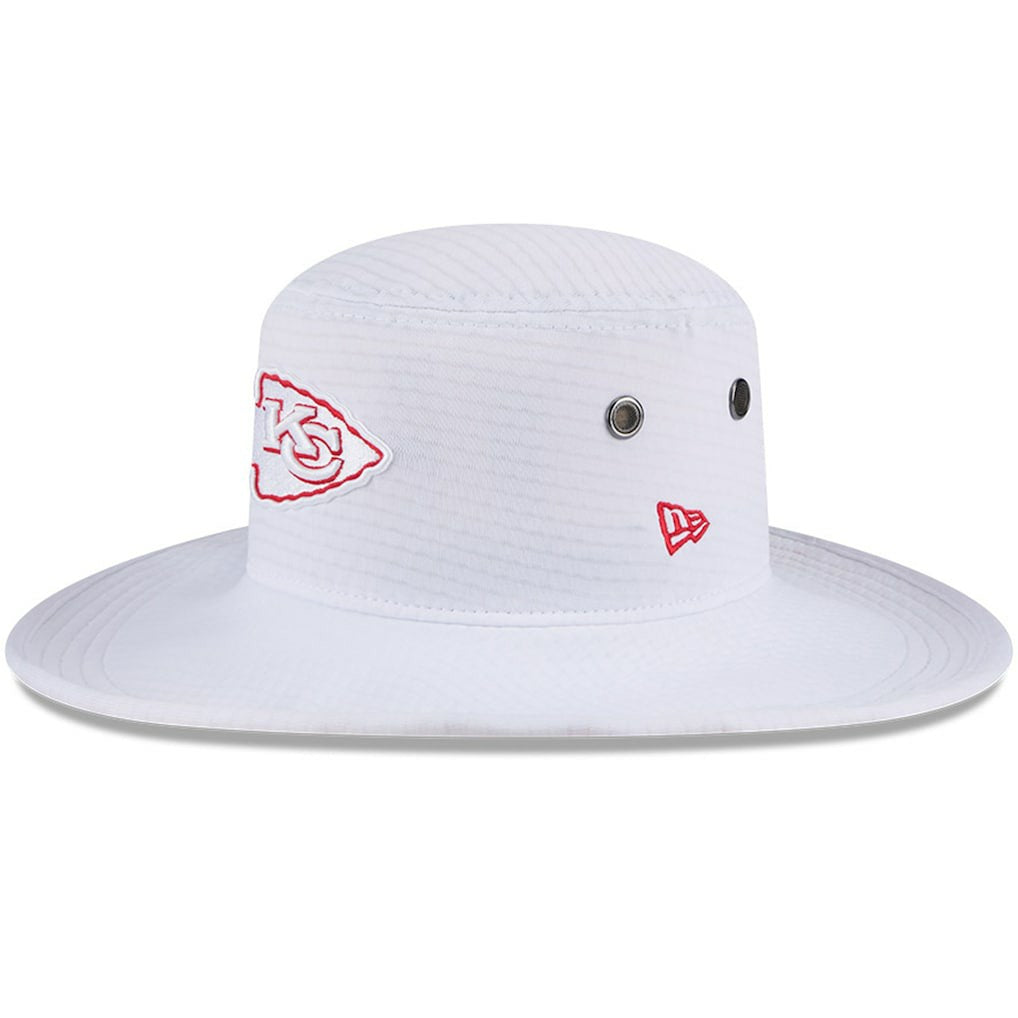 Kansas City Chiefs New Era 2024 NFL Training Camp Panama Bucket Hat White | NFL