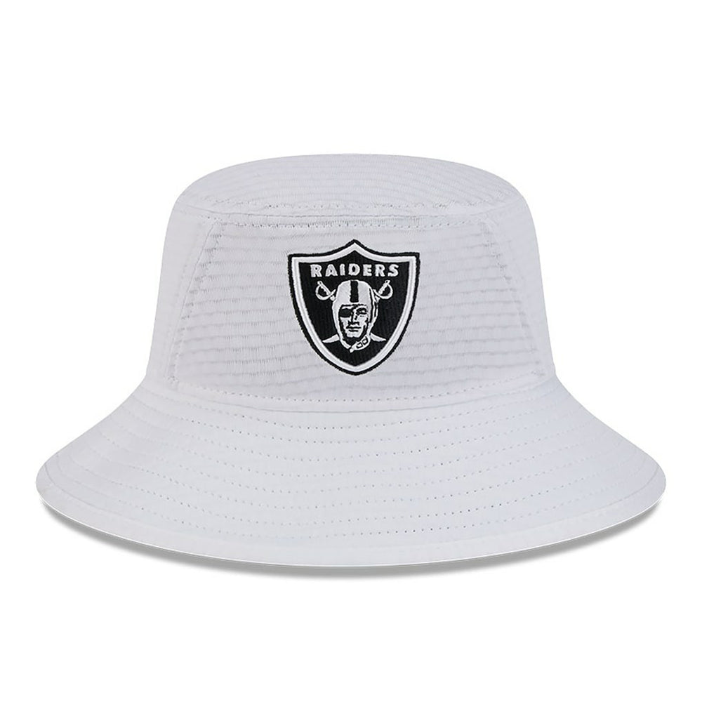 Las Vegas Raiders New Era 2024 NFL Training Camp Stretch Bucket Hat White | NFL
