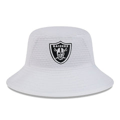 Las Vegas Raiders New Era 2024 NFL Training Camp Stretch Bucket Hat White | NFL