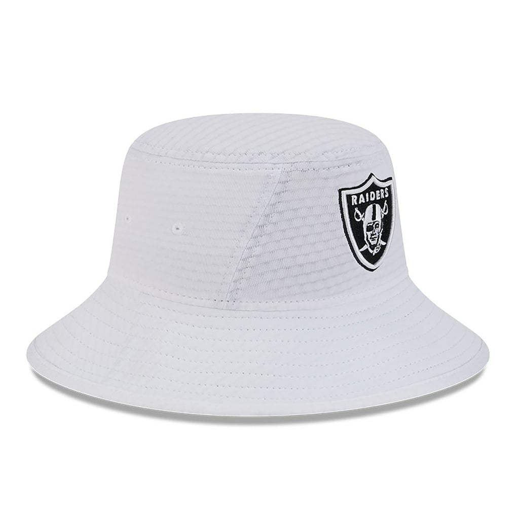 Las Vegas Raiders New Era 2024 NFL Training Camp Stretch Bucket Hat White | NFL