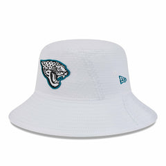 Jacksonville Jaguars New Era 2024 NFL Training Camp Stretch Bucket Hat White | NFL