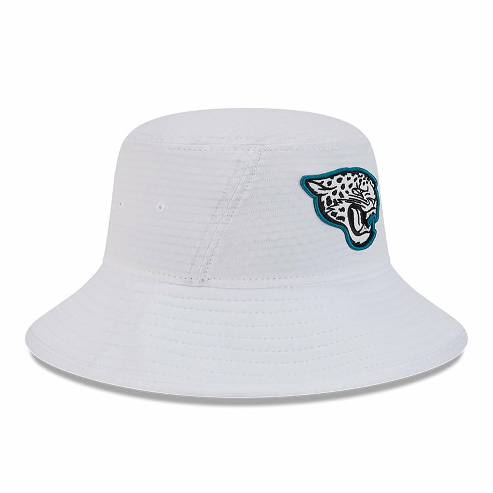 Jacksonville Jaguars New Era 2024 NFL Training Camp Stretch Bucket Hat White | NFL