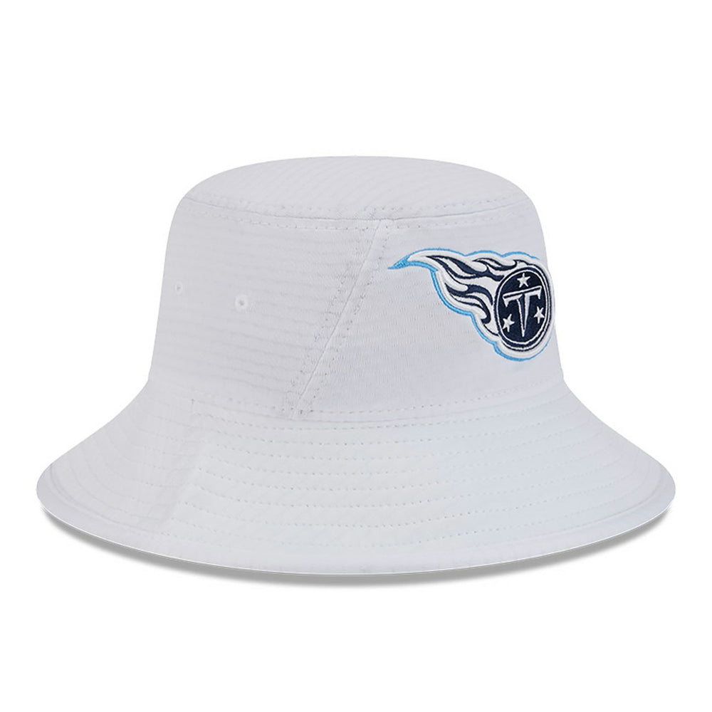 Tennessee Titans New Era 2024 NFL Training Camp Stretch Bucket Hat White | NFL