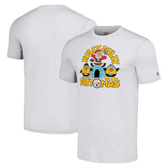 Pittsburgh Steelers Homage Unisex Holiday Tri-Blend T-Shirt Gray | NFL