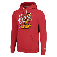Kansas City Chiefs Homage Unisex Holiday Raglan Tri-Blend Pullover Hoodie Red | NFL