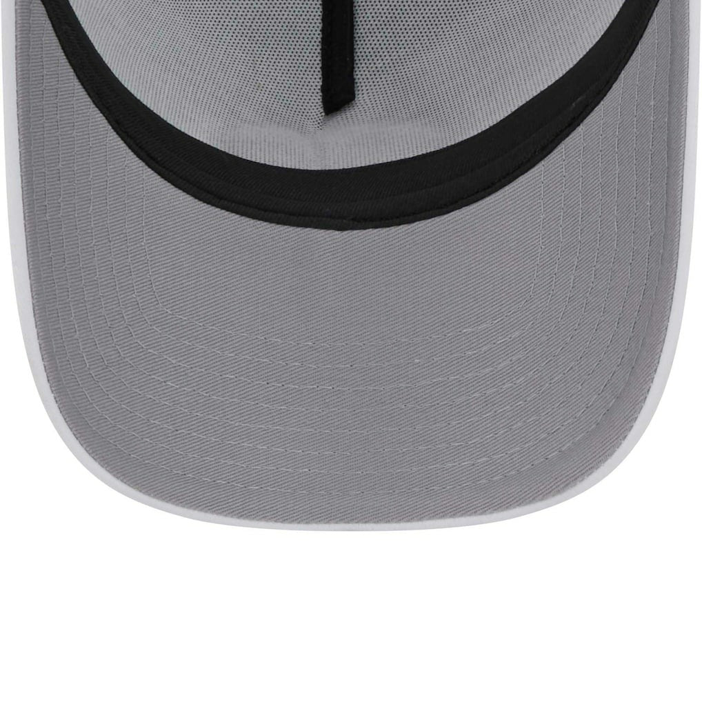 Jacksonville Jaguars New Era Happy A-Frame Trucker 9FORTY Snapback Hat White | NFL
