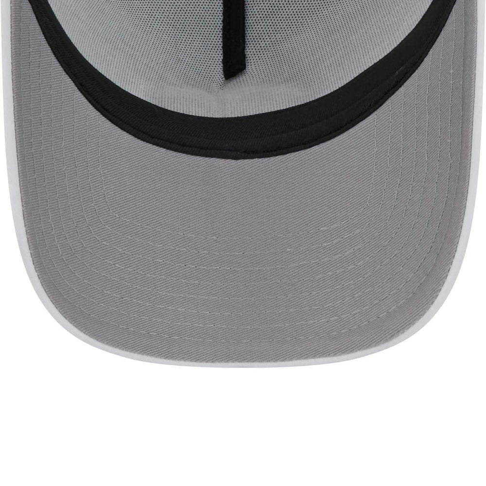 Jacksonville Jaguars New Era Happy A-Frame Trucker 9FORTY Snapback Hat White | NFL