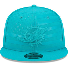 Miami Dolphins New Era Independent 9FIFTY Snapback Hat Aqua | NFL