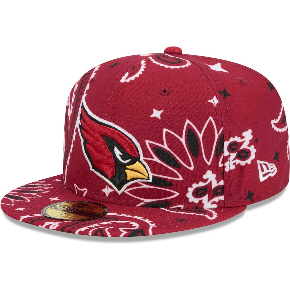 Arizona Cardinals New Era Paisley 59FIFTY Fitted Hat Cardinal | NFL