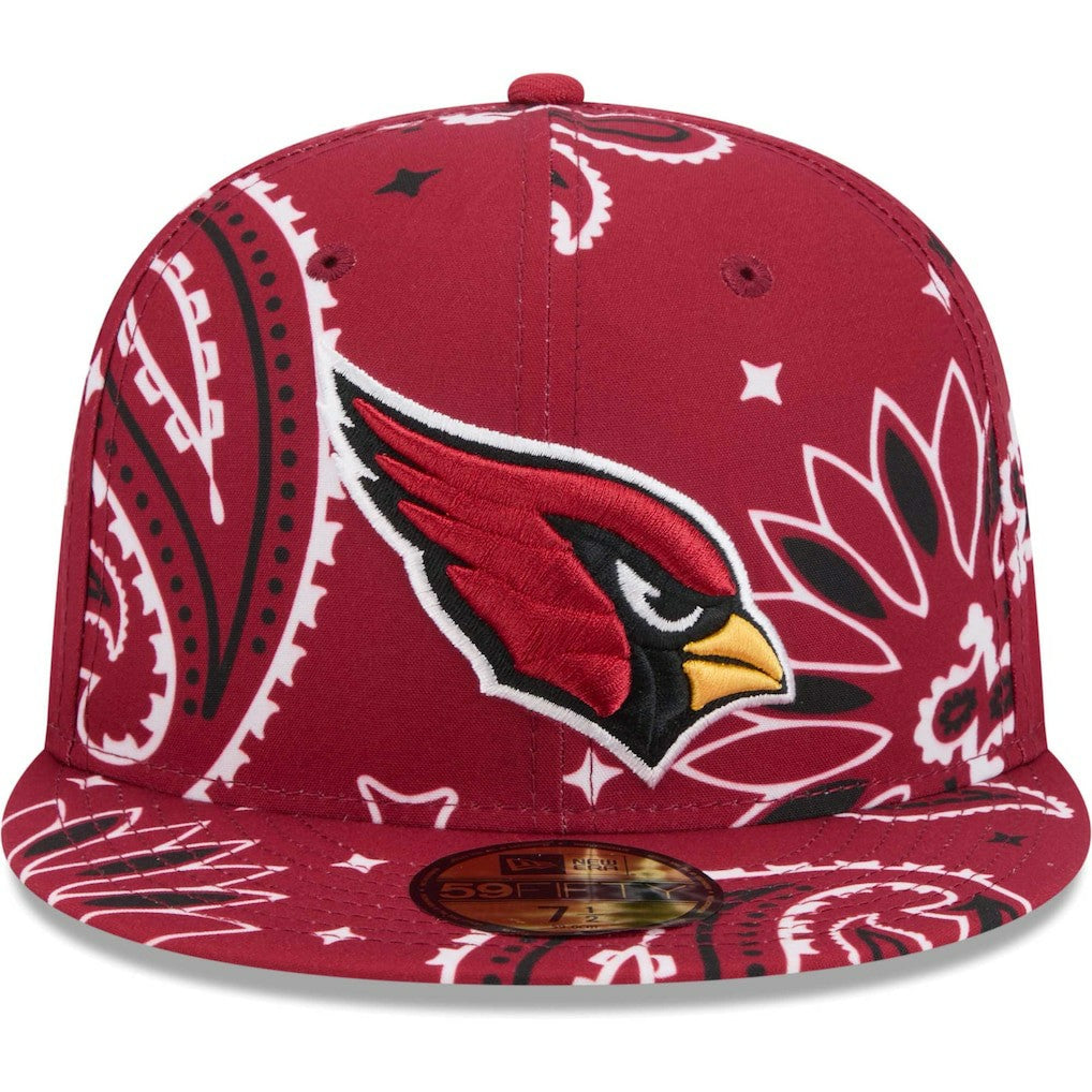 Arizona Cardinals New Era Paisley 59FIFTY Fitted Hat Cardinal | NFL