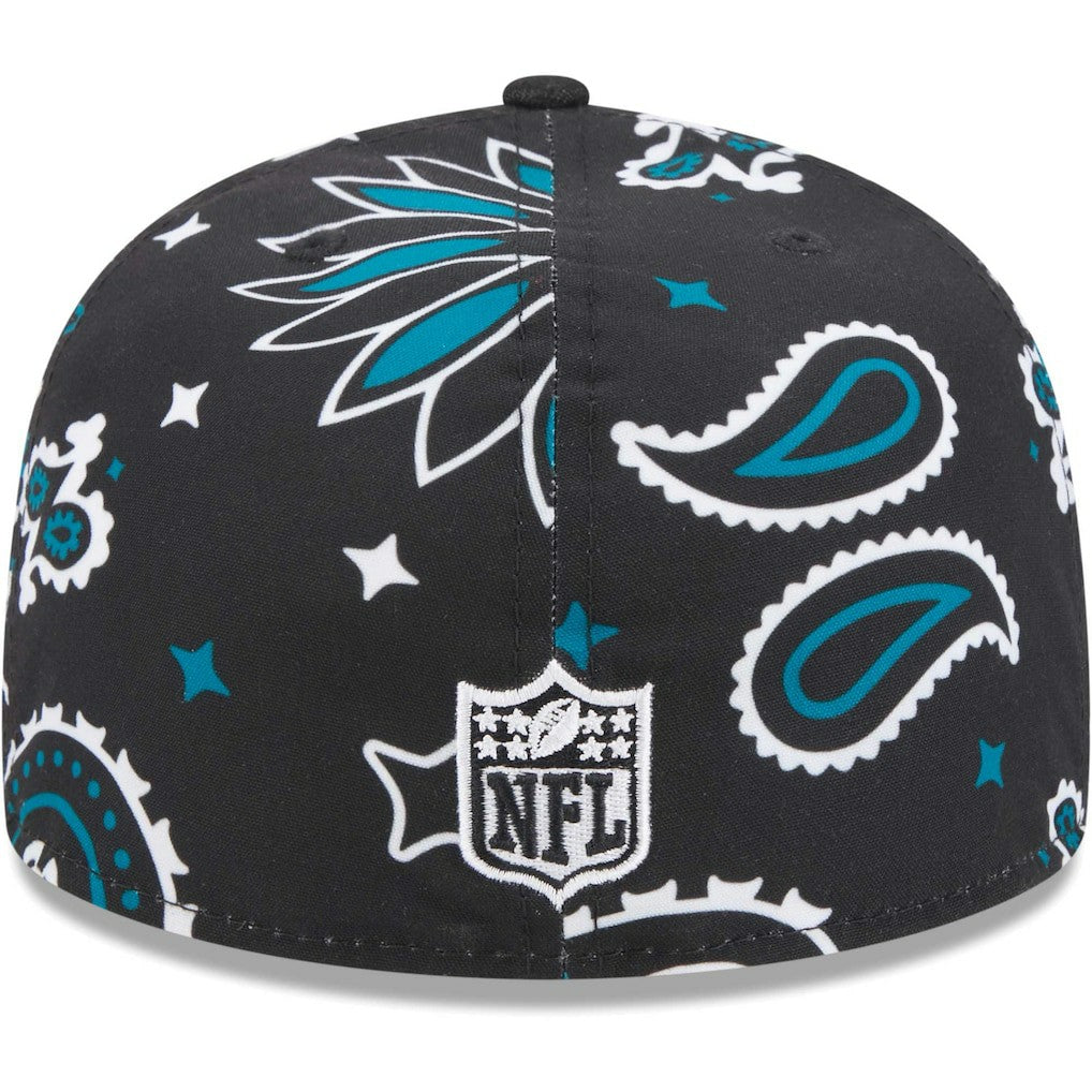 Jacksonville Jaguars New Era Paisley 59FIFTY Fitted Hat Black | NFL