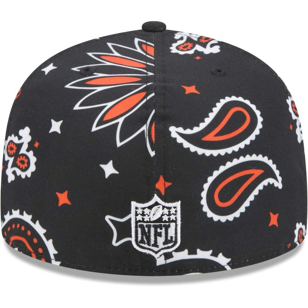 Cincinnati Bengals New Era Paisley 59FIFTY Fitted Hat Black | NFL