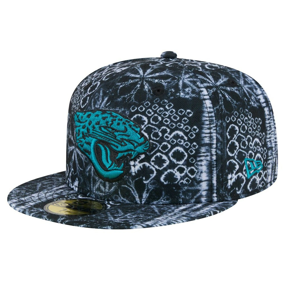 Jacksonville Jaguars New Era Shibori 59FIFTY Fitted Hat Black | NFL