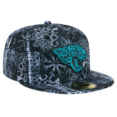 Jacksonville Jaguars New Era Shibori 59FIFTY Fitted Hat Black | NFL