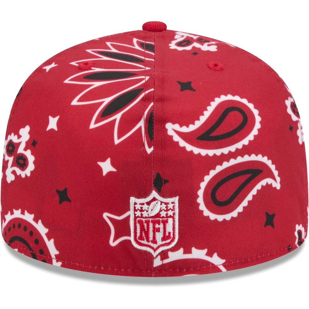 San Francisco 49ers New Era Paisley 59FIFTY Fitted Hat Scarlet | NFL
