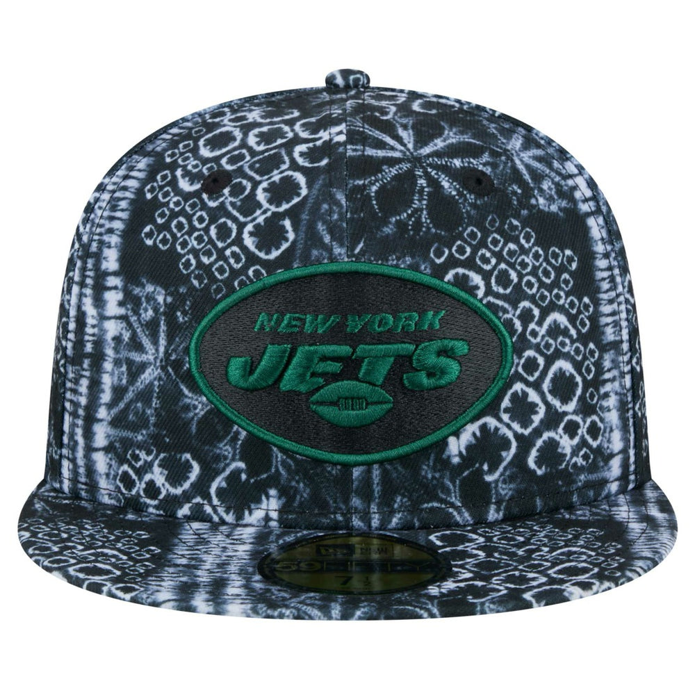 New York Jets New Era Shibori 59FIFTY Fitted Hat Black | NFL