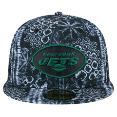 New York Jets New Era Shibori 59FIFTY Fitted Hat Black | NFL