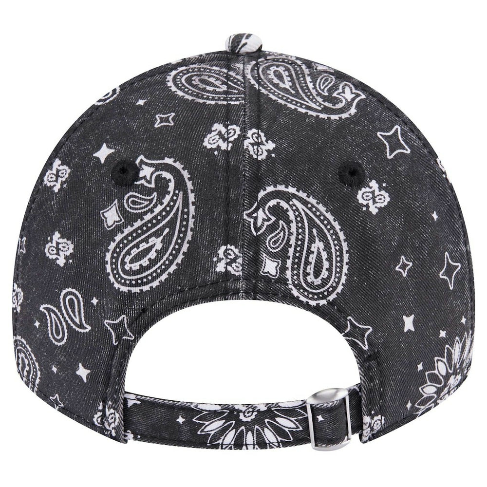 Cincinnati Bengals New Era Women's Paisley 9TWENTY Adjustable Hat Black | NFL