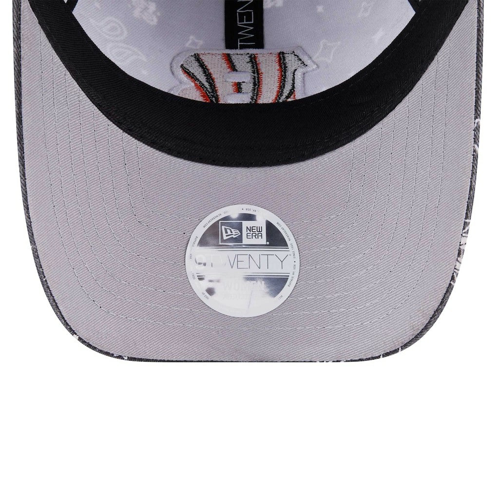 Cincinnati Bengals New Era Women's Paisley 9TWENTY Adjustable Hat Black | NFL