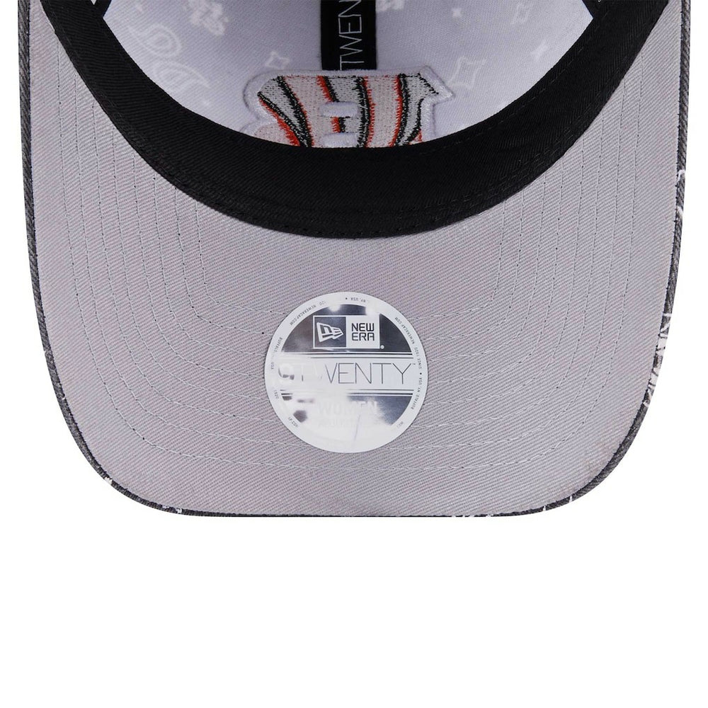 Cincinnati Bengals New Era Women's Paisley 9TWENTY Adjustable Hat Black | NFL