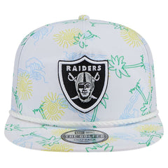Las Vegas Raiders New Era Vacay Golfer Snapback Hat White | NFL