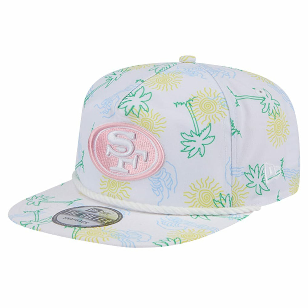 San Francisco 49ers New Era Vacay Golfer Snapback Hat White | NFL