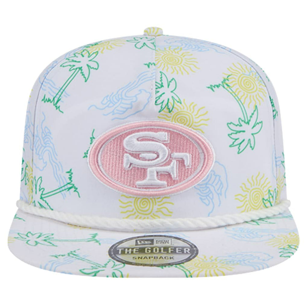 San Francisco 49ers New Era Vacay Golfer Snapback Hat White | NFL