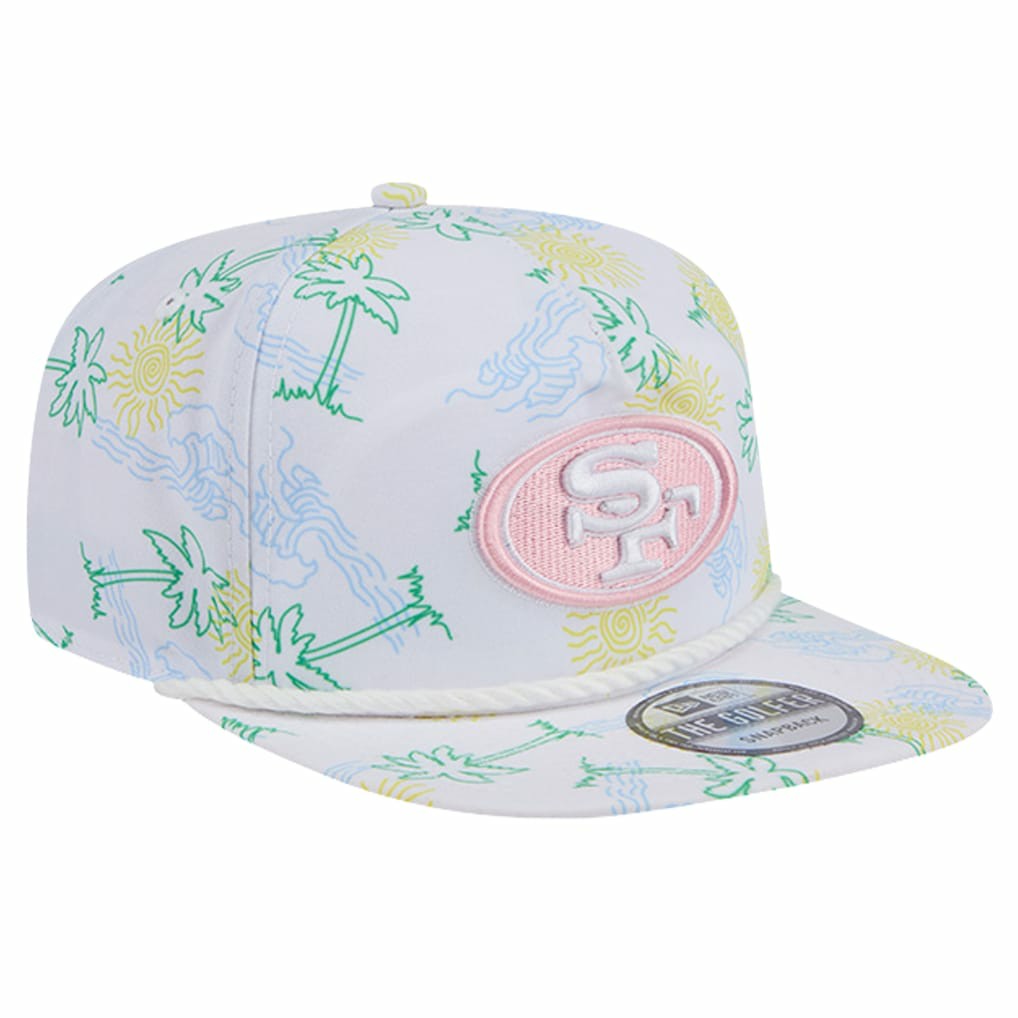 San Francisco 49ers New Era Vacay Golfer Snapback Hat White | NFL