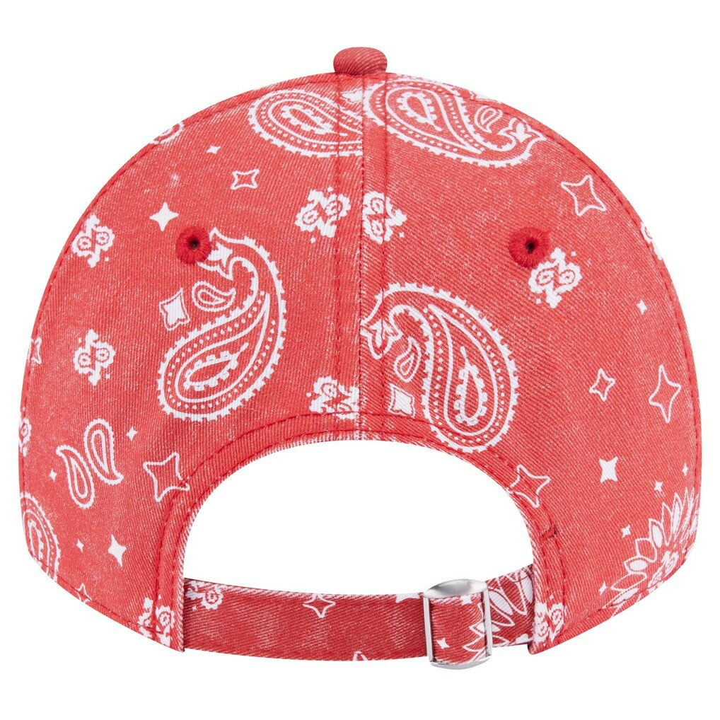 San Francisco 49ers New Era Women's Paisley 9TWENTY Adjustable Hat Scarlet | NFL