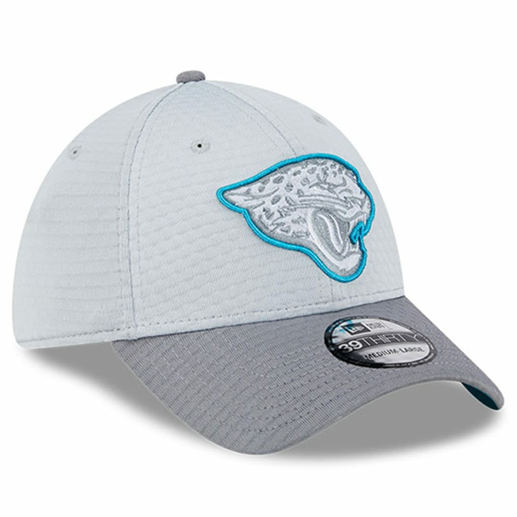 Jacksonville Jaguars New Era 2024 NFL Training Camp 39THIRTY Flex Hat Gray | NFL