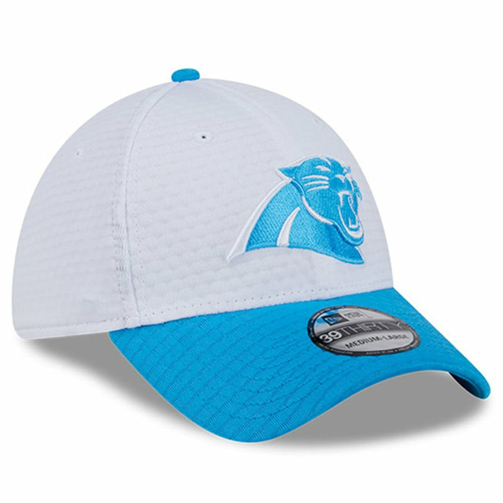 Carolina Panthers New Era 2024 NFL Training Camp 39THIRTY Flex Hat White/Blue | NFL