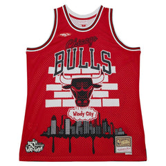 Chicago Bulls x Tats Cru Hardwood Classics Fashion Jersey Red - NBA