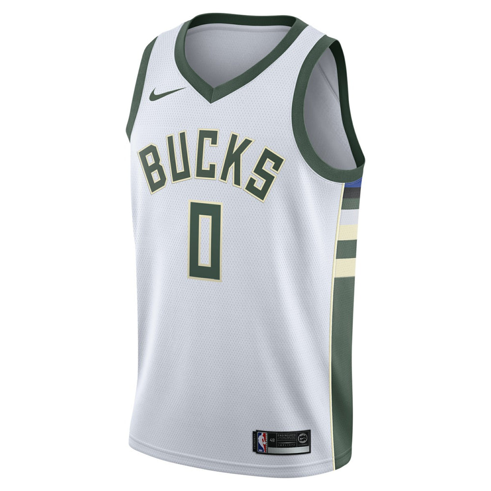 Damian Lillard Milwaukee Bucks Unisex Swingman Player Jersey Association Edition White - NBA