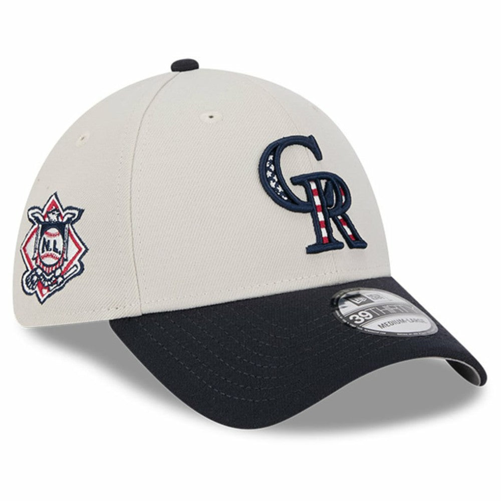 Colorado Rockies New Era 2024 Fourth of July 39THIRTY Flex Hat - MLB