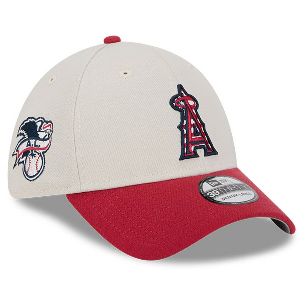 Los Angeles Angels New Era 2024 Fourth of July 39THIRTY Flex Hat - MLB