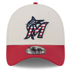 Miami Marlins New Era 2024 Fourth of July 39THIRTY Flex Hat - MLB