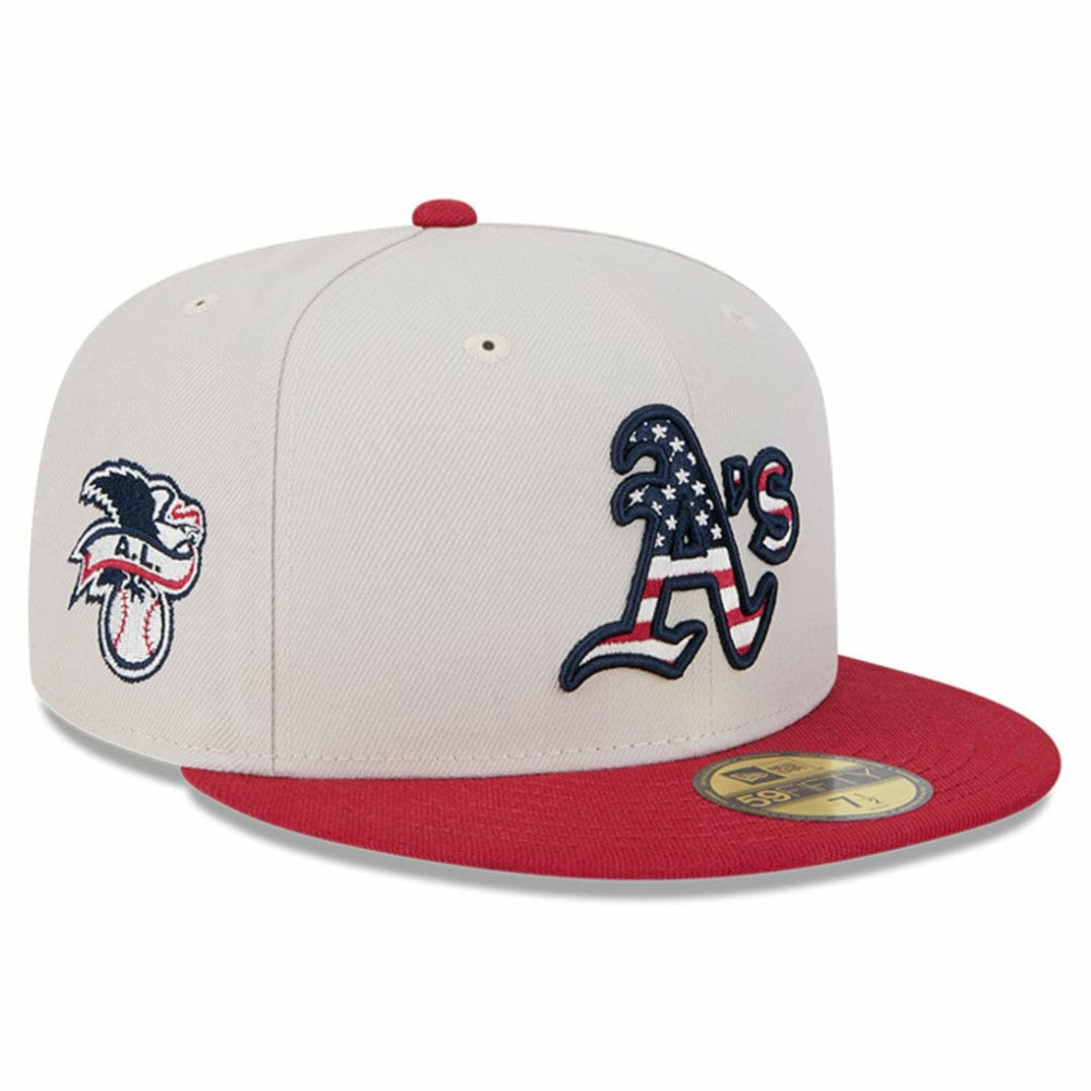 Athletics New Era 2024 Fourth of July 59FIFTY Fitted Hat - MLB