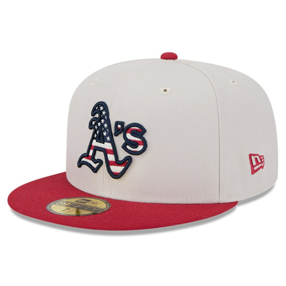 Athletics New Era 2024 Fourth of July 59FIFTY Fitted Hat - MLB