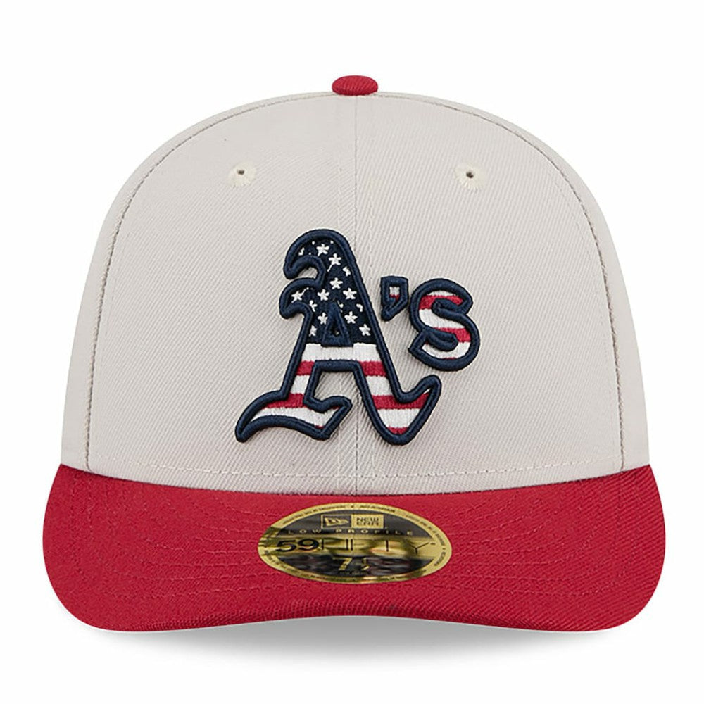 Athletics New Era 2024 Fourth of July Low Profile 59FIFTY Fitted Hat - MLB
